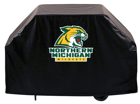 Shop Northern Michigan Wildcats HBS Black Outdoor Heavy Duty Vinyl BBQ Grill Cover - Sporting Up