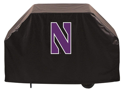 Northwestern wildcats hbs cubierta negra para parrilla de barbacoa de vinilo resistente para exteriores - sporting up