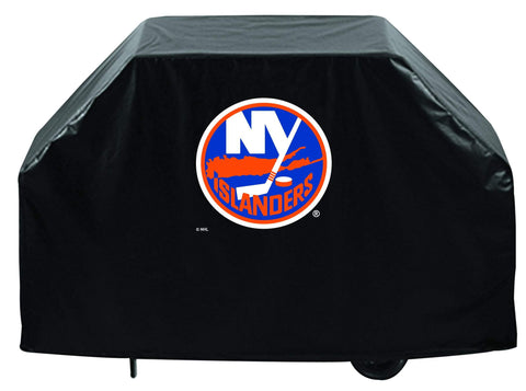 Shop New York Islanders HBS Black Outdoor Heavy Duty Breathable Vinyl BBQ Grill Cover - Sporting Up