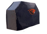 Cubierta para parrilla de barbacoa de vinilo resistente para exteriores, color negro, Oregon State Beavers HBs, Sporting Up