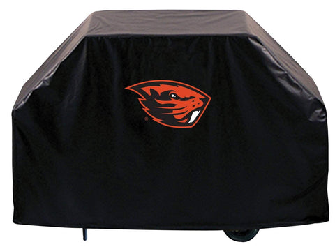 Oregon State Beavers HBS Black Outdoor Heavy Duty Vinyl BBQ Grill Cover - Sporting Up
