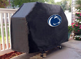 Penn State Nittany Lions HBS schwarze robuste Vinyl-Grillabdeckung für den Außenbereich – sportlich