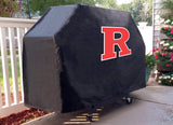 Rutgers Scarlet Knights HBS schwarze robuste Vinyl-Grillabdeckung für den Außenbereich – sportlich