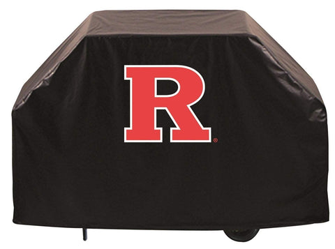 Shop Rutgers Scarlet Knights HBS Black Outdoor Heavy Duty Vinyl BBQ Grill Cover - Sporting Up