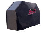 Southern Illinois Salukis HBS Black Outdoor Heavy Duty Vinyl BBQ Grill Cover - Sporting Up