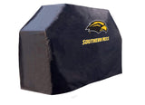 Southern Miss Golden Eagles HBS Black Outdoor Heavy Duty Vinyl BBQ Grill Cover - Sporting Up