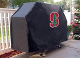 Stanford cardinal hbs cubierta negra para parrilla de barbacoa de vinilo transpirable y resistente para exteriores - sporting up