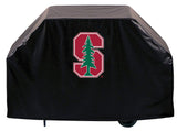 Stanford cardinal hbs cubierta negra para parrilla de barbacoa de vinilo transpirable y resistente para exteriores - sporting up