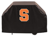 Syracuse Orange HBS Black Outdoor Heavy Duty Breathable Vinyl BBQ Grill Cover - Sporting Up