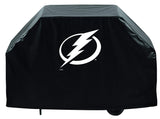 Tampa Bay Lightning HBS Black Outdoor Heavy Breathable Vinyl BBQ Grill Cover - Sporting Up