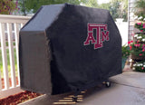 Texas a&m aggies hbs noir extérieur robuste respirant vinyle barbecue housse de barbecue - sporting up