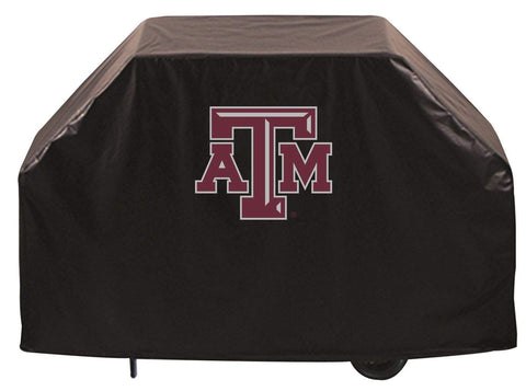 Texas a&m aggies hbs noir extérieur robuste respirant vinyle barbecue housse de barbecue - sporting up