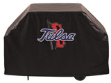 Tulsa golden huracán hbs cubierta de vinilo resistente para parrilla de barbacoa para exteriores en color negro - sporting up