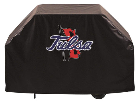 Compre cubierta para parrilla de barbacoa de vinilo resistente para exteriores Tulsa Golden Hurricane HBS, color negro, sporting up