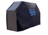 Kentucky Wildcats HBS Black UK Outdoor Heavy Breathable Vinyl BBQ Grill Cover - Sporting Up