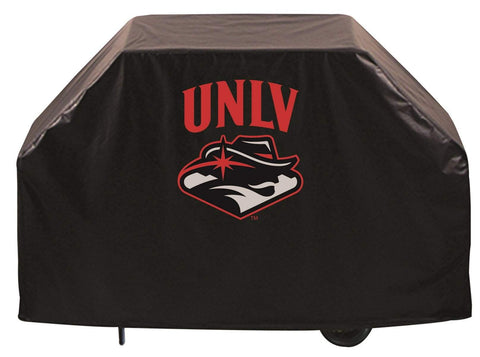 UNLV Rebels HBS Black Outdoor Heavy Duty Breathable Vinyl BBQ Grill Cover - Sporting Up
