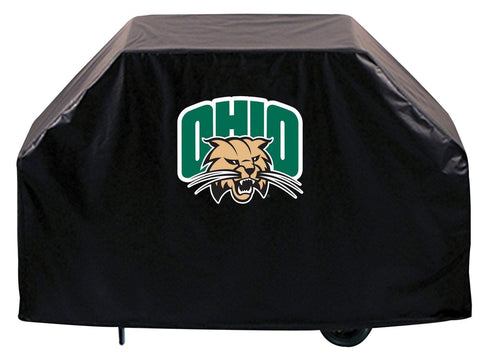 Shop Ohio Bobcats HBS Black Outdoor Heavy Duty Breathable Vinyl BBQ Grill Cover - Sporting Up