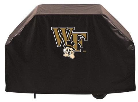 Wake Forest Demon Deacons HBS Black Outdoor Heavy Duty Vinyl BBQ Grill Cover - Sporting Up