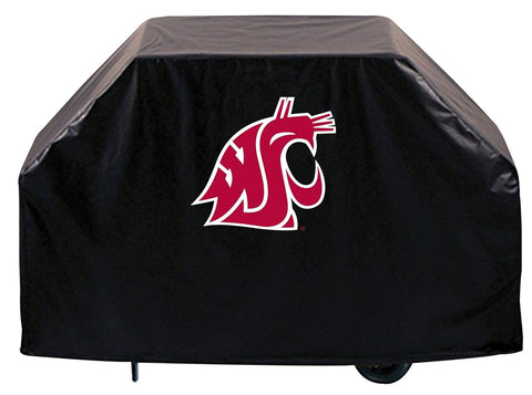Shop Washington State Cougars HBS Black Outdoor Heavy Duty Vinyl BBQ Grill Cover - Sporting Up