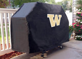 Washington Huskies HBS Black Outdoor Heavy Duty Breathable Vinyl BBQ Grill Cover - Sporting Up