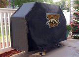Western Michigan Broncos HBS schwarze robuste Vinyl-Grillabdeckung für den Außenbereich – sportlich