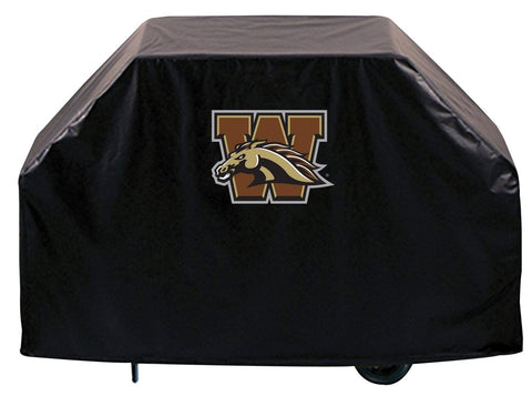 Western Michigan Broncos HBS Black Outdoor Heavy Duty Vinyl BBQ Grill Cover - Sporting Up