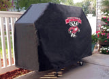 Wisconsin Badgers HBS Black Badger Outdoor Heavy Duty Vinyl BBQ Grill Cover - Sporting Up