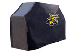 Wichita State Shockers HBS Black Outdoor Heavy Duty Vinyl BBQ Grill Cover - Sporting Up