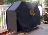 Wyoming Cowboys HBS Black Outdoor Heavy Duty Breathable Vinyl BBQ Grill Cover - Sporting Up