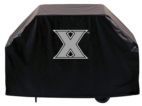 Xavier mousquetaires hbs noir extérieur robuste respirant vinyle barbecue grill couverture - sporting up