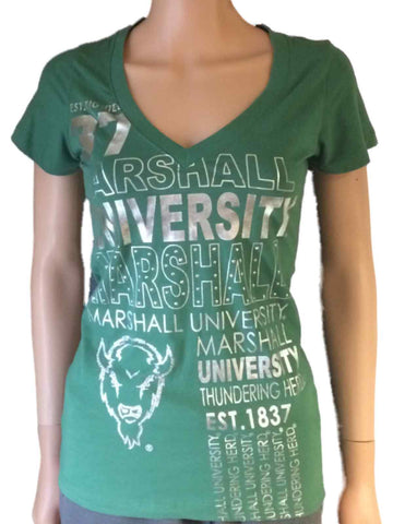 Shoppen Sie Marshall Thundering Herd Damen Kurzarmhemd Campus Couture (S) – Sporting Up