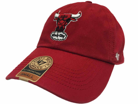 Chicago Bulls 47 Brand The Franchise Red Fitted Hat Cap - Sporting Up