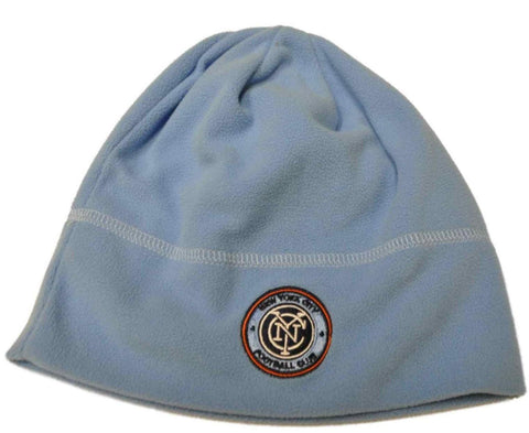 New York City FC Mitchell & Ness MLS Baby Blue Fleece Hat Cap Beanie - Sporting Up