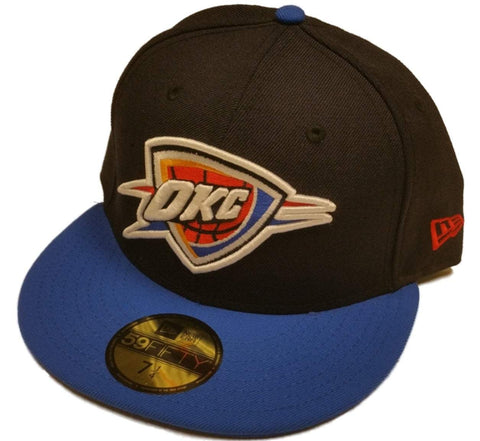 Shop Oklahoma City Thunder New Era 59Fifty Navy Blue  Fitted Hat Cap - Sporting Up