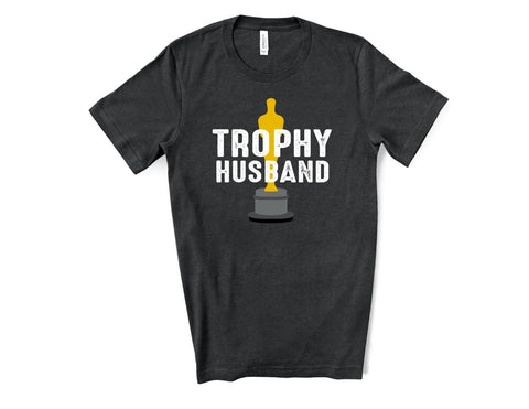 Trophy husband t-shirt - svart ljung - sportig upp