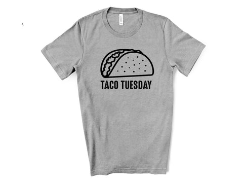 Taco Tuesday T-Shirt - Athletic Heather - Sporting Up