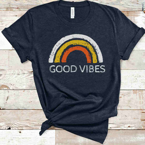 Camiseta personalizada de buenas vibraciones