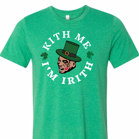 Shop Kith Me I'm Irith Mike Tyson T-Shirt - Heather Kelly - Sporting Up