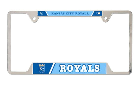 Compre marco de matrícula cromado deportivo kansas city royals mlb wincraft - sporting up