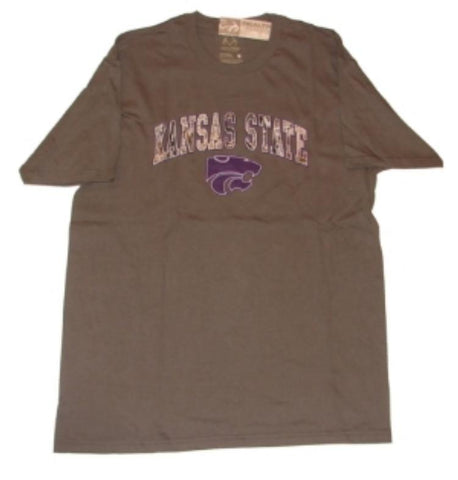 Kansas state wildcats the game realtree camo outfitters mörkgrå t-shirt (l) - sporting up
