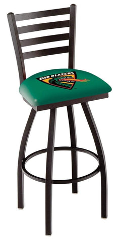 Kaufen Sie uab Blazers HBS, grüner Barhocker mit hoher Rückenlehne und drehbarer Leiter – sportlicher Up-Stuhl