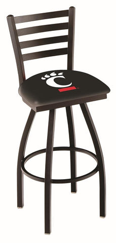 Shop Cincinnati Bearcats HBS Ladder Back High Top Swivel Bar Stool Seat Chair - Sporting Up