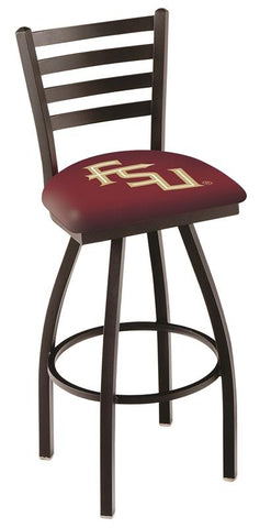 Shop Florida State Seminoles HBS FSU Ladder Back High Swivel Bar Stool Seat Chair - Sporting Up