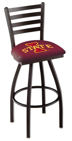 Iowa State Cyclones HBS Ladder Back High Top Swivel Bar Stool Seat Chair - Sporting Up
