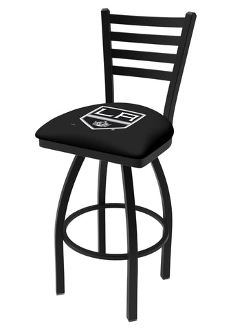 Los Angeles Kings HBS Black Ladder Back High Top Swivel Bar Stool Seat Chair - Sporting Up