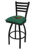 Minnesota wild hbs escalera verde respaldo alto giratorio bar taburete asiento silla - sporting up
