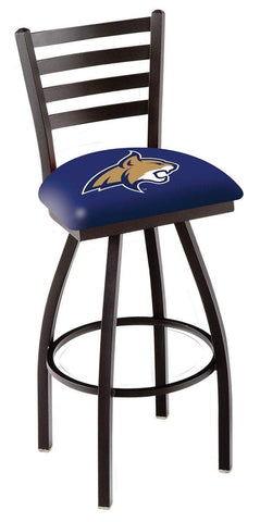 Montana State Bobcats HBS Ladder Back High Top Swivel Bar Stool Seat Chair - Sporting Up