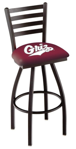 Montana Grizzlies HBS Red Ladder Back High Top Swivel Bar Stool Seat Chair - Sporting Up