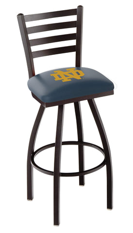 Notre Dame Fighting Irish HBS ND Ladder Back Swivel Bar Stool Seat Chair - Sporting Up