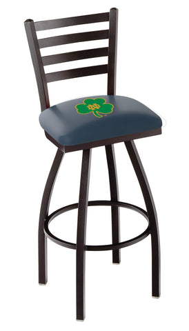Shop Notre Dame Fighting Irish HBS Shamrock Ladder Back Bar Stool Seat Chair - Sporting Up